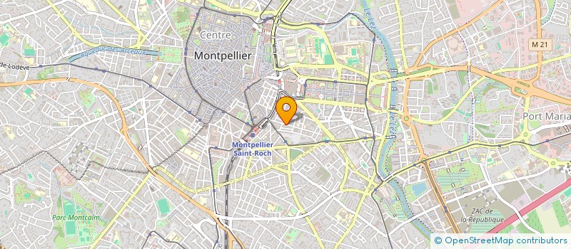 localisation de l'entreprise SAPOTEK à MONTPELLIER