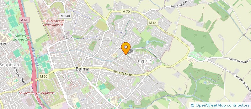 localisation de l'entreprise SAPOTI  BALMA