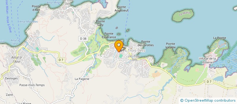 localisation de l'entreprise SAPOTILLE à LES TROIS-ILETS