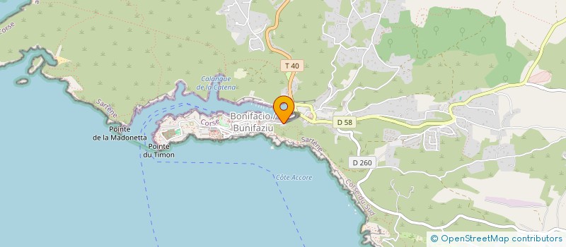 localisation de l'entreprise SAPPA CASETTA  BONIFACIO