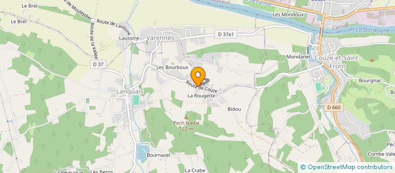 localisation de l'entreprise SAPPAC SAUV ANC PAPET PATIM ARCH à COUZE-ET-SAINT-FRONT