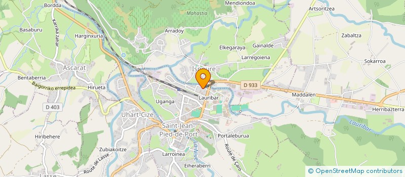 localisation de l'entreprise SAPPARRART ET FILS à IROULEGUY