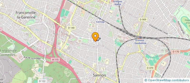 localisation de l'entreprise SAPPHIRECAKE  ERMONT