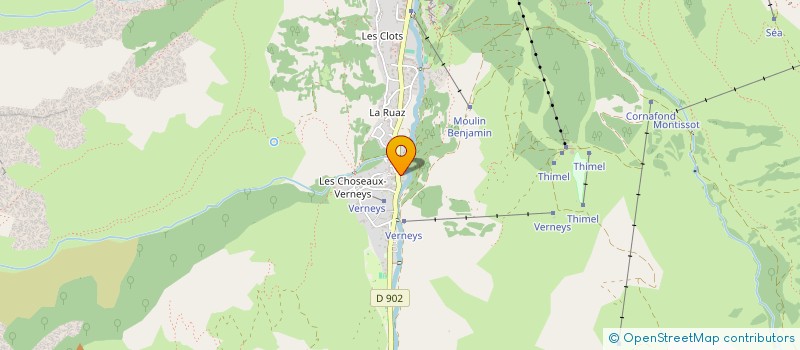 localisation de l'entreprise SAPR  VALLOIRE