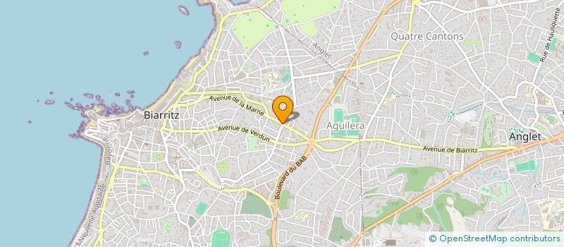 localisation de l'entreprise SAPREM  BIARRITZ