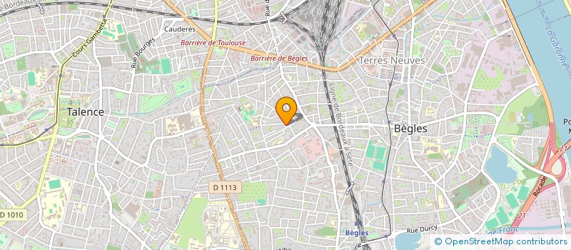 localisation de l'entreprise SAPRO à BEGLES