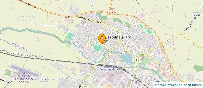 localisation de l'entreprise SAPROBS  CASTELNAUDARY