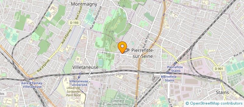 localisation de l'entreprise SAPROFIL à PIERREFITTE-SUR-SEINE