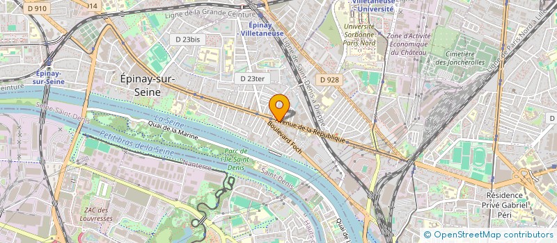 localisation de l'entreprise SAPROFIL à EPINAY-SUR-SEINE