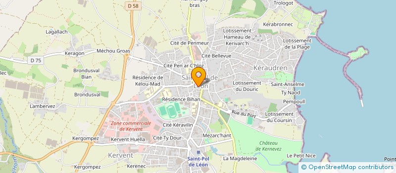 localisation de l'entreprise SAPROGIM à SAINT-POL-DE-LEON