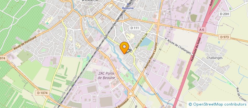 localisation de l'entreprise SAPRR COMITE ETABLIST.DE BOURGOGNE à BEAUNE