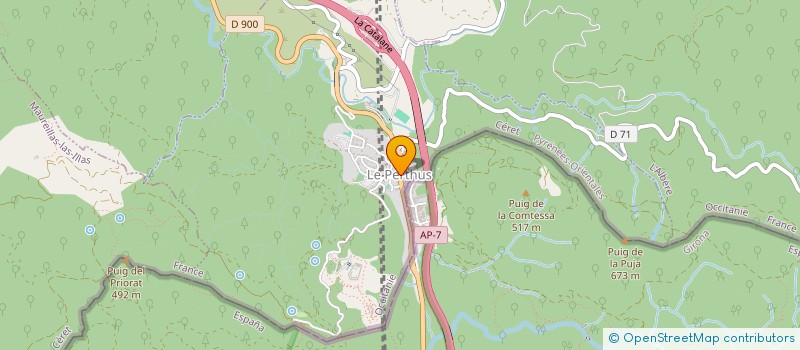 localisation de l'entreprise SAPSA CHANGE à LE PERTHUS