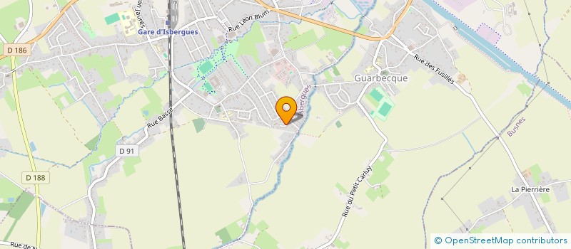 localisation de l'entreprise SAPSODY  ISBERGUES