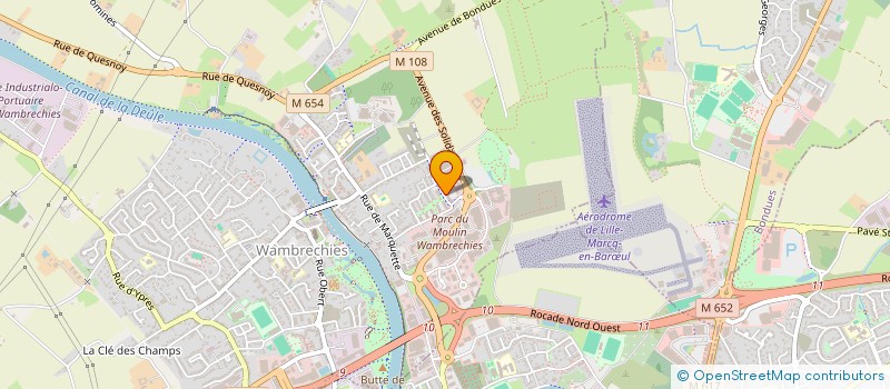 localisation de l'entreprise SAPSOLUTIONS à WAMBRECHIES