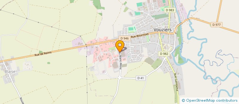 localisation de l'entreprise SAPTOP 2 à VOUZIERS