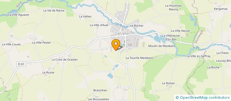 localisation de l'entreprise SAPVETCO à LANRELAS
