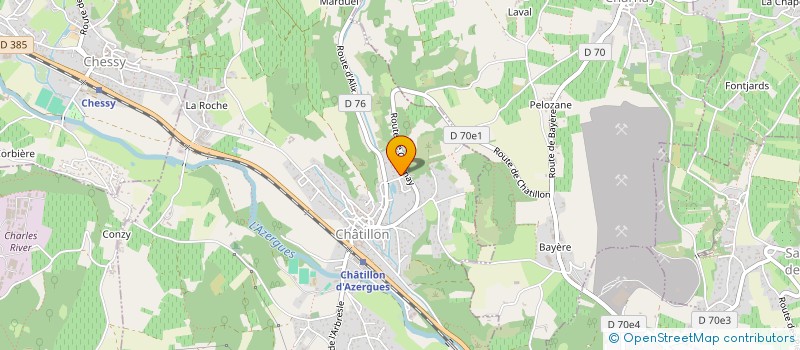 localisation de l'entreprise SAPYA  CHATILLON