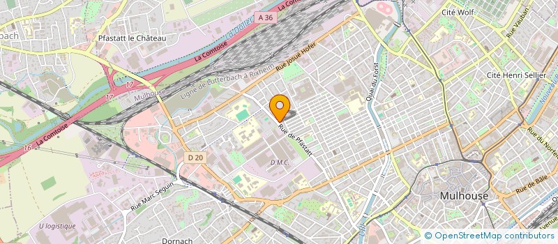 localisation de l'entreprise SAQAR TRADING  MULHOUSE