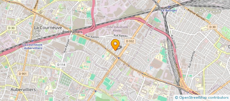 localisation de l'entreprise SAQI ELEC à LA COURNEUVE