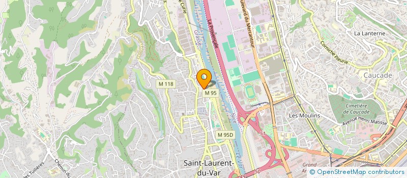 localisation de l'entreprise SAQUAREMA  SAINT LAURENT DU VAR