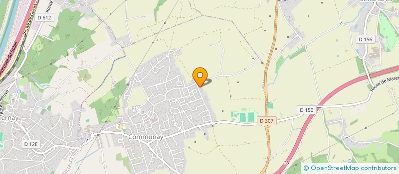 localisation de l'entreprise SAQUIER LVBC  COMMUNAY