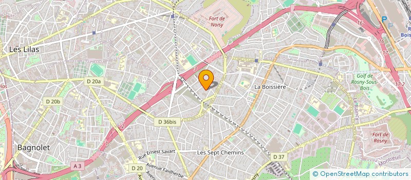 localisation de l'entreprise SAR à ROMAINVILLE
