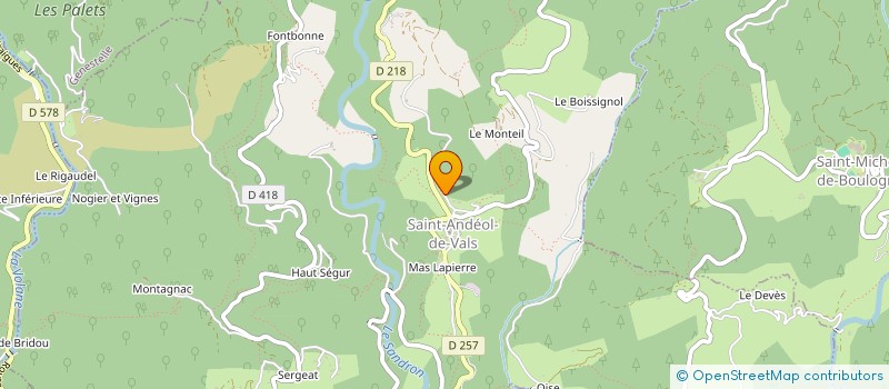 localisation de l'entreprise SAR  SAINT-ANDEOL-DE-VALS