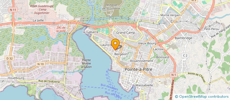 localisation de l'entreprise SAR à POINTE-A-PITRE