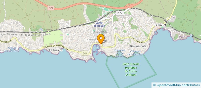 localisation de l'entreprise SAR CLUB  CARRY-LE-ROUET