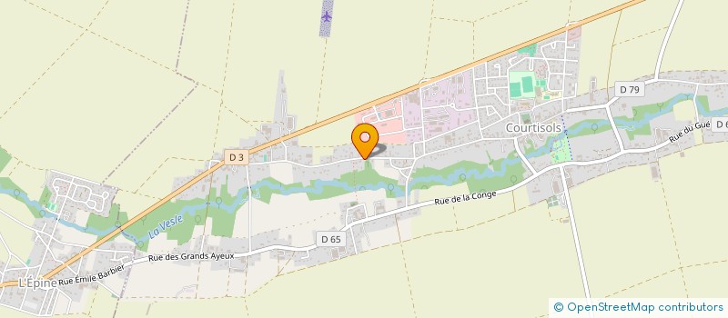 localisation de l'entreprise SAR COURTISOLS  COURTISOLS