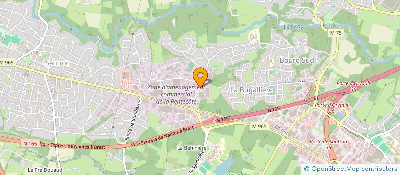localisation de l'entreprise SAR EUROPE à ORVAULT