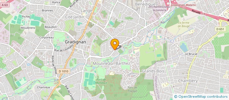 localisation de l'entreprise SAR EUROPE à GRADIGNAN