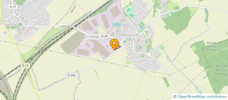 localisation de l'entreprise SAR EXPO  MOUSSY-LE-NEUF