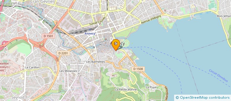 localisation de l'entreprise SAR FRANGILMAR à ANNECY