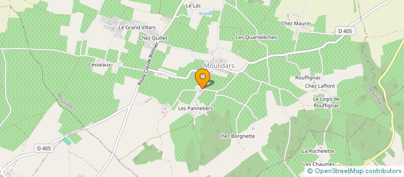 localisation de l'entreprise SAR LACHENAUD MECA à MOULIDARS