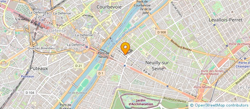 localisation de l'entreprise SAR & SENS à NEUILLY-SUR-SEINE