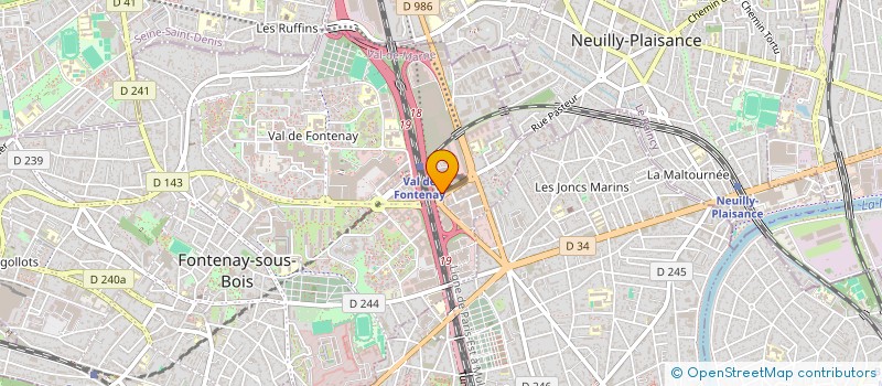 localisation de l'entreprise SAR SOLUTION BATIMENT  FONTENAY-SOUS-BOIS