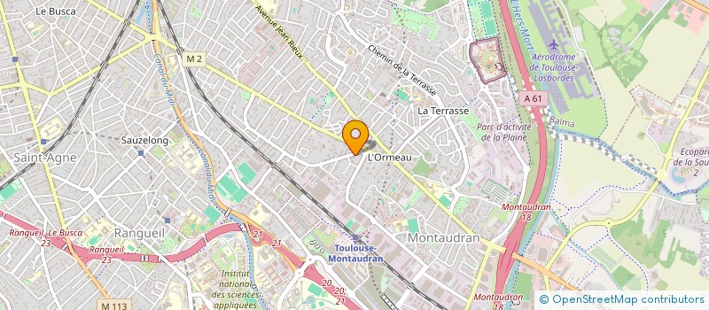 localisation de l'entreprise SAR-TEL à TOULOUSE