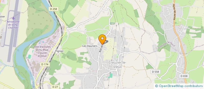 localisation de l'entreprise SAR VAL  CREUZIER-LE-VIEUX