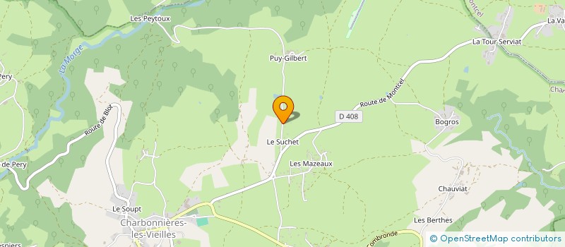 localisation de l'entreprise SARA  CHARBONNIERES-LES-VIEILLES