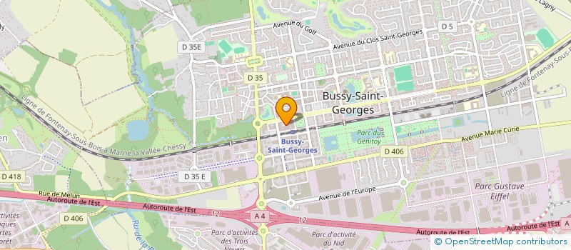 localisation de l'entreprise SARA  BUSSY-SAINT-GEORGES