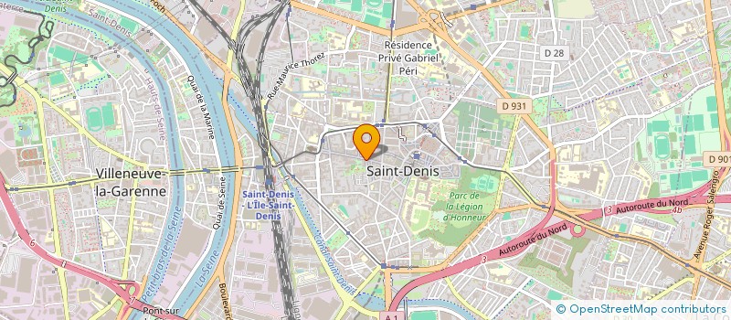 localisation de l'entreprise SARA à SAINT-DENIS