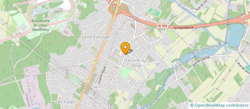 localisation de l'entreprise SARA  LEUVILLE-SUR-ORGE