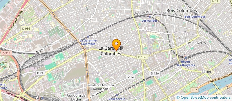 localisation de l'entreprise SARA à LA GARENNE-COLOMBES