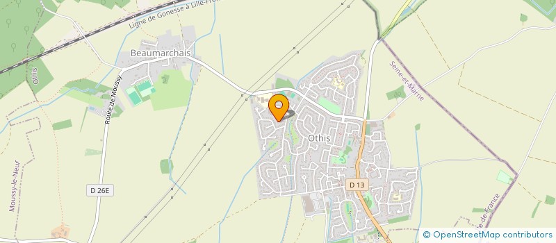 localisation de l'entreprise SARA  OTHIS