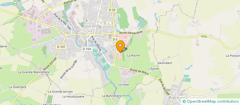 localisation de l'entreprise SARA  GORRON