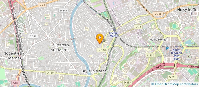 localisation de l'entreprise SARA à BRY-SUR-MARNE