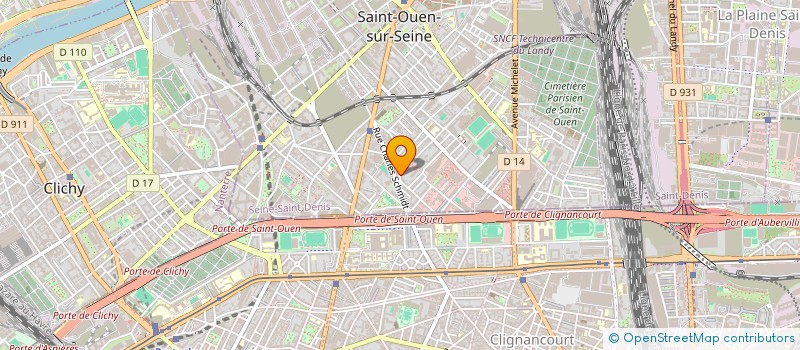 localisation de l'entreprise SARA à SAINT-OUEN-SUR-SEINE