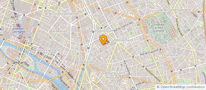 localisation de l'entreprise SARA B  PARIS