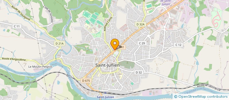 localisation de l'entreprise SARA CONSEIL CONSULTING à SAINT-JUNIEN
